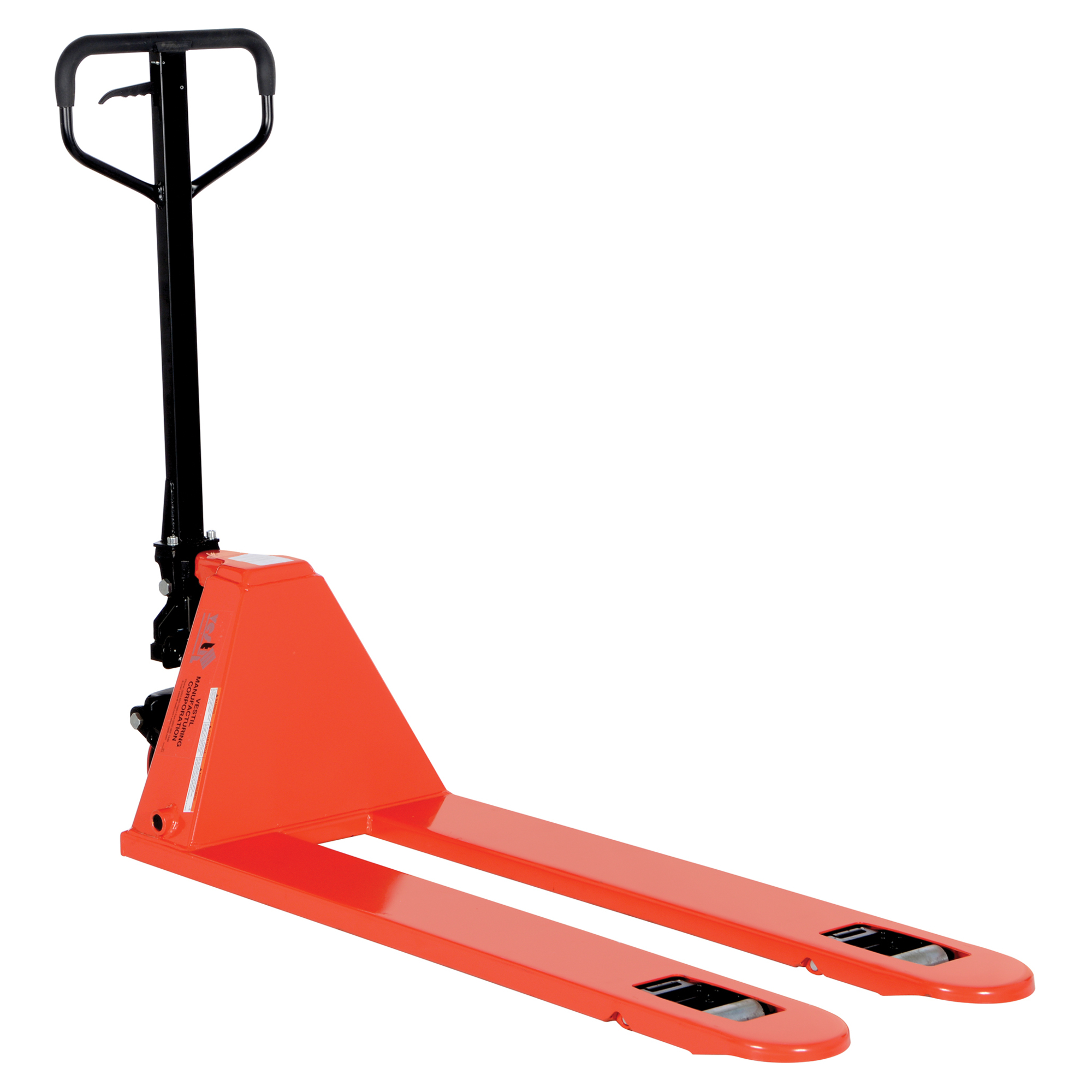 Vestil Steel Low Profile Pallet Truck - 48in. Fork Length, 4000-Lb. Capacity, 1.875in. Min. Lift Height, Model# PM4-2048-LP